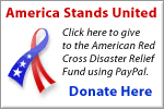 America Stands United! Donate to the RED CROSS using PayPal.